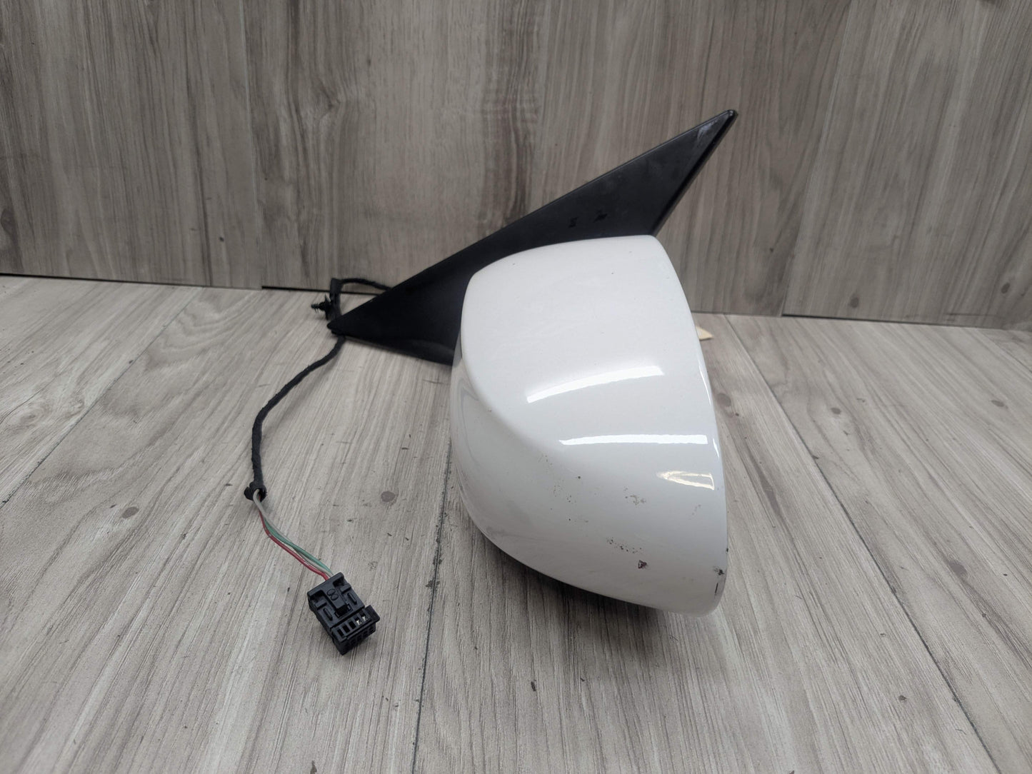 03-08 OEM BMW E85 E86 Z4 Left Driver Side View Mirror Assembly White