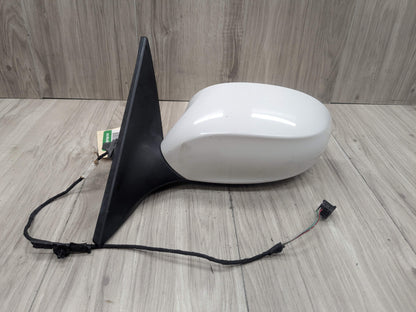 03-08 OEM BMW E85 E86 Z4 Left Driver Side View Mirror Assembly White