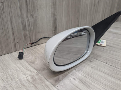 03-08 OEM BMW E85 E86 Z4 Left Driver Side View Mirror Assembly White