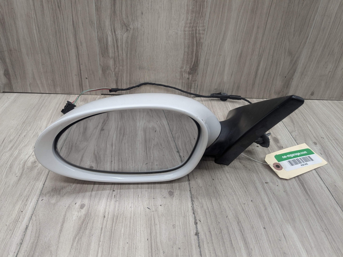 03-08 OEM BMW E85 E86 Z4 Left Driver Side View Mirror Assembly White