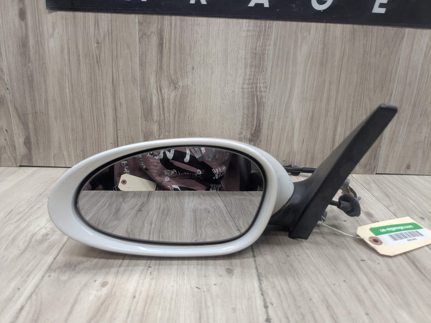 03-08 OEM BMW E85 E86 Z4 Left Driver Side View Mirror Assembly White