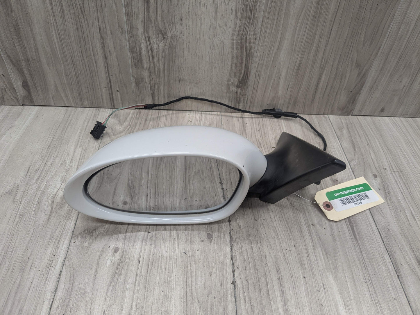 03-08 OEM BMW E85 E86 Z4 Left Driver Side View Mirror Assembly White