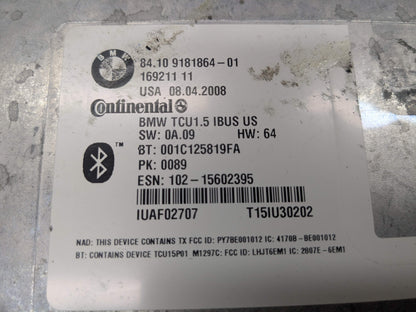 OEM BMW E85 Z4 X3 Bluetooth Telematics Control Module Unit TCU