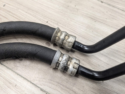 06-08 OEM BMW E85 E86 Z4 Engine N52 Oil Cooling Lines Inlet Outlet PAIR