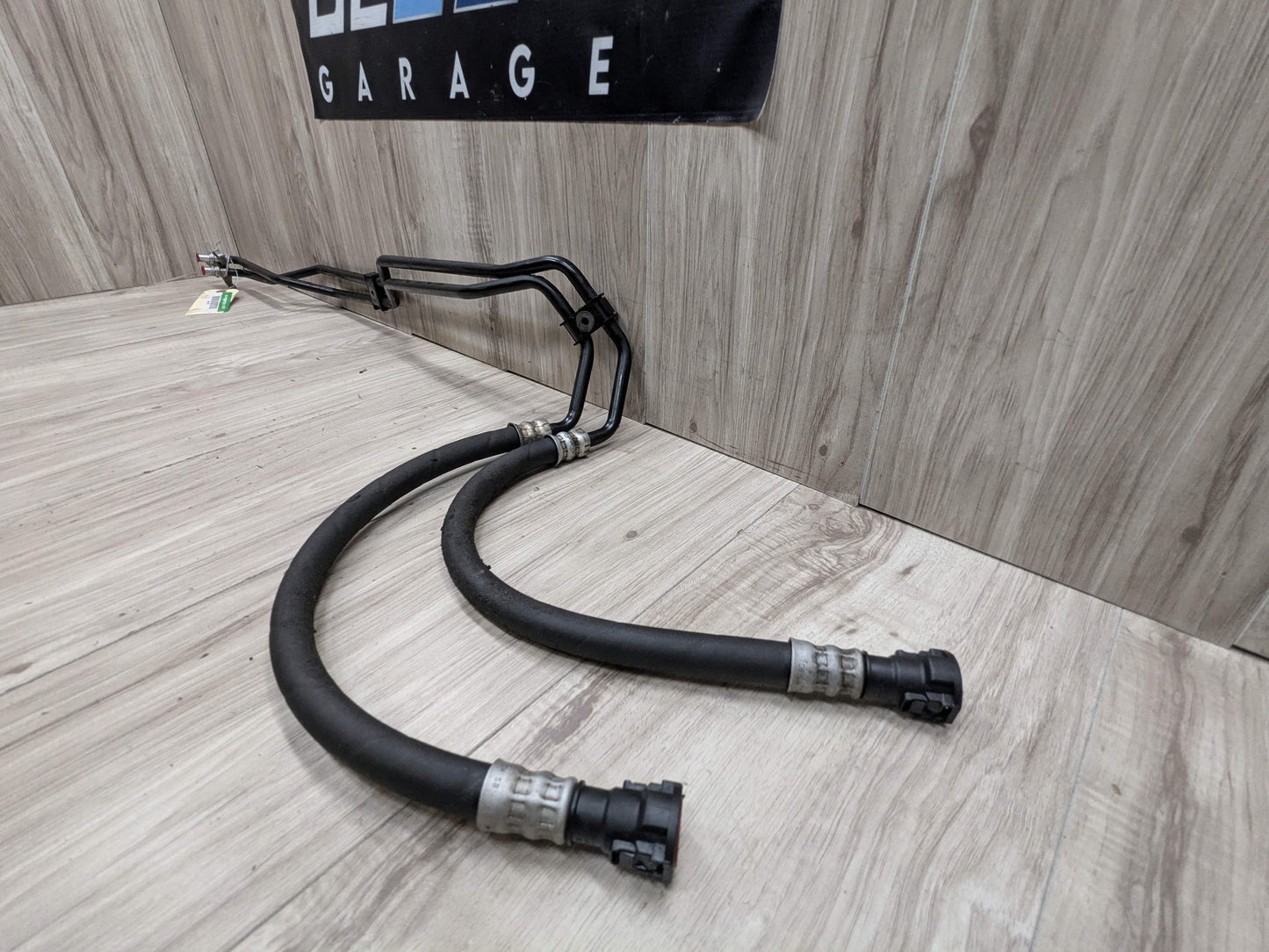 06-08 OEM BMW E85 E86 Z4 Engine N52 Oil Cooling Lines Inlet Outlet PAIR