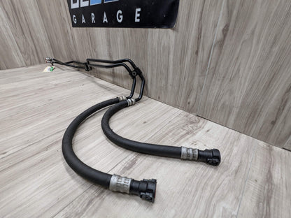 06-08 OEM BMW E85 E86 Z4 Engine N52 Oil Cooling Lines Inlet Outlet PAIR