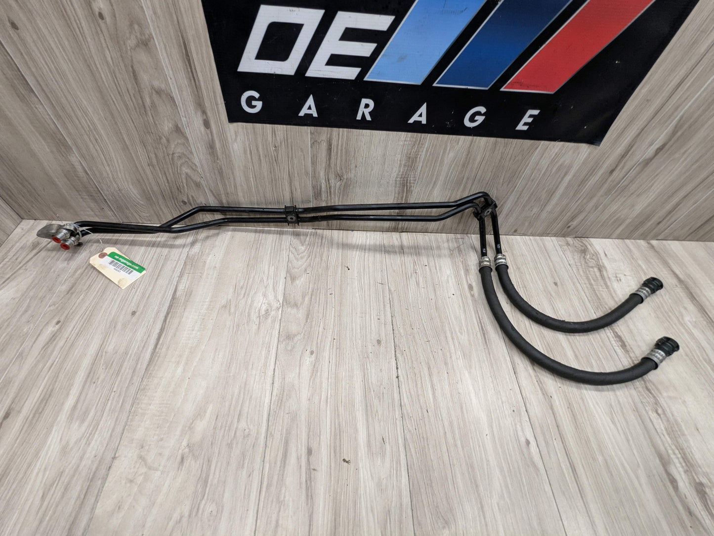 06-08 OEM BMW E85 E86 Z4 Engine N52 Oil Cooling Lines Inlet Outlet PAIR