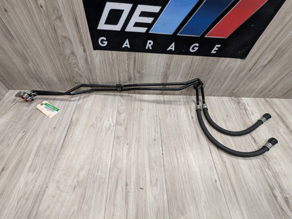 06-08 OEM BMW E85 E86 Z4 Engine N52 Oil Cooling Lines Inlet Outlet PAIR