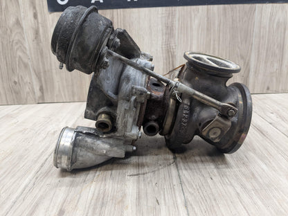 09-13 OEM BMW E70 X5 Diesel Engine M57 Turbocharger Turbo Charger Wastegate