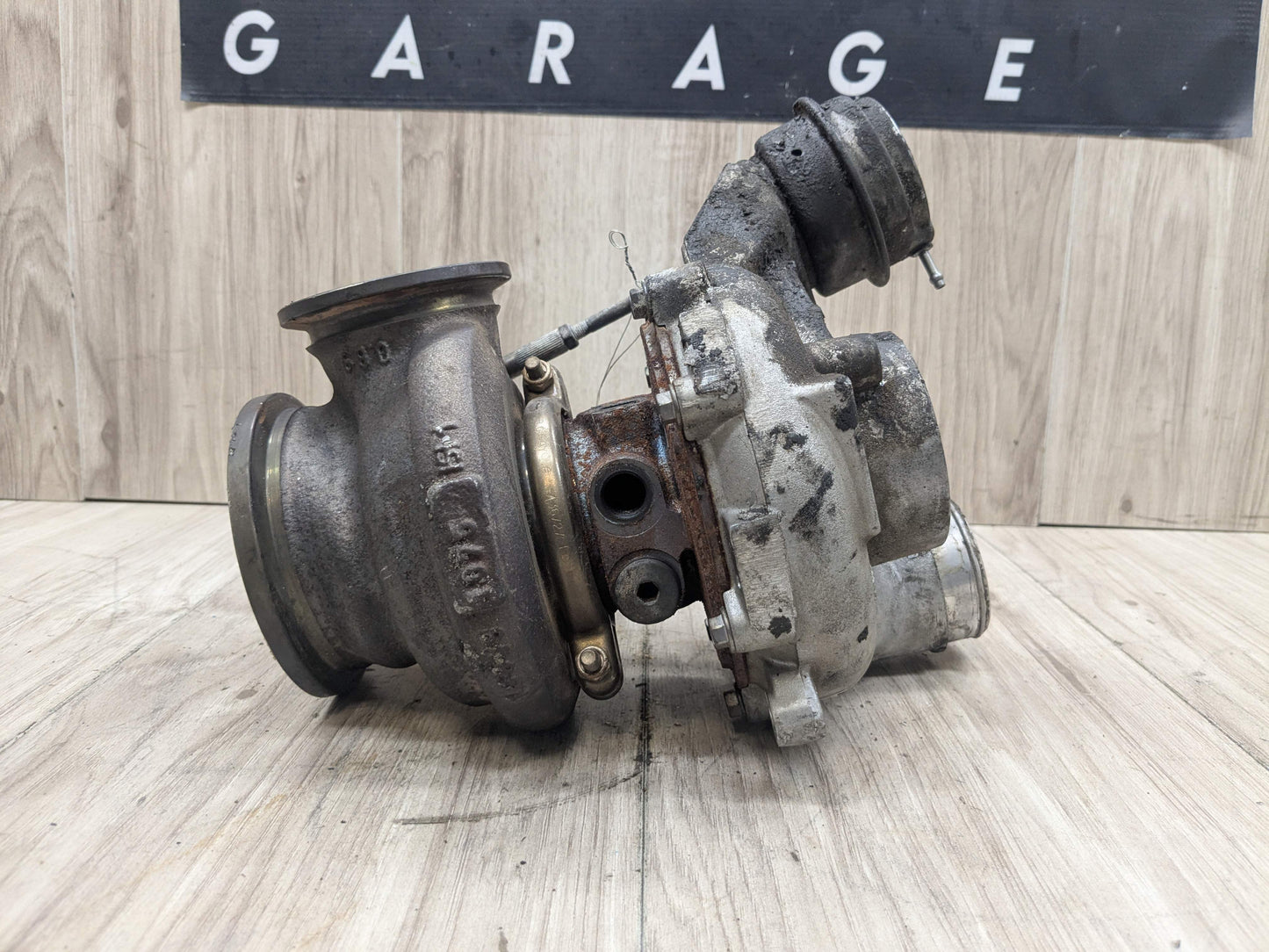 09-13 OEM BMW E70 X5 Diesel Engine M57 Turbocharger Turbo Charger Wastegate
