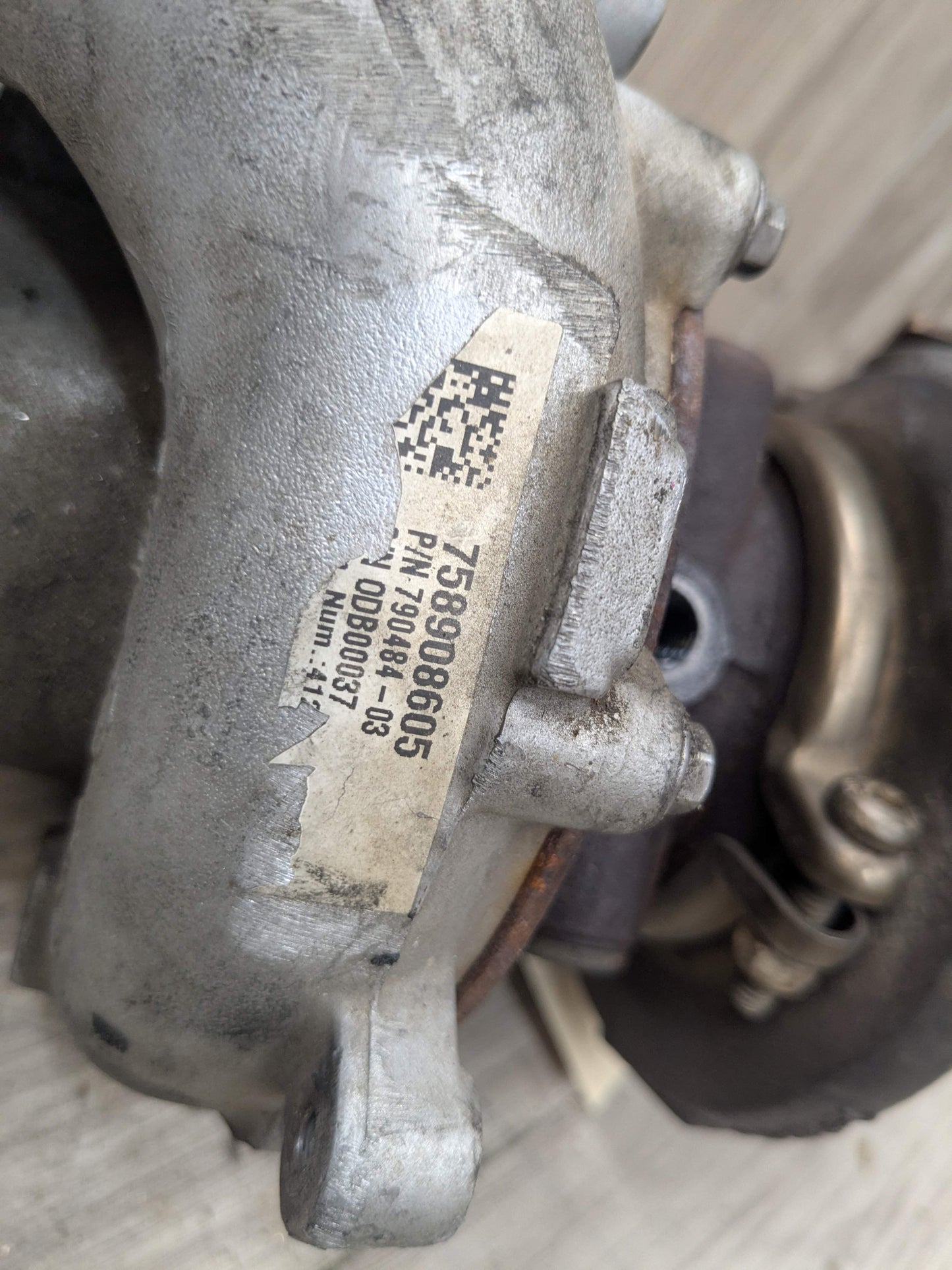 09-13 OEM BMW E70 X5 Diesel Engine M57 Turbocharger Turbo Charger Wastegate
