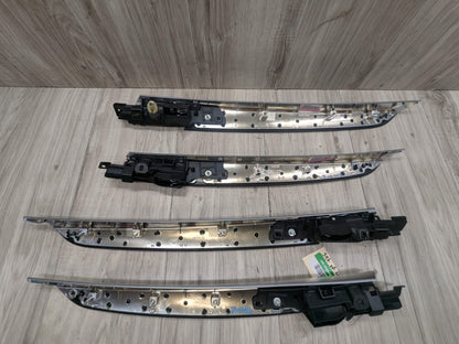 OEM BMW E70 X5 X5M Front Rear Left Right Door Panel Trim Moldings Carbon Leather
