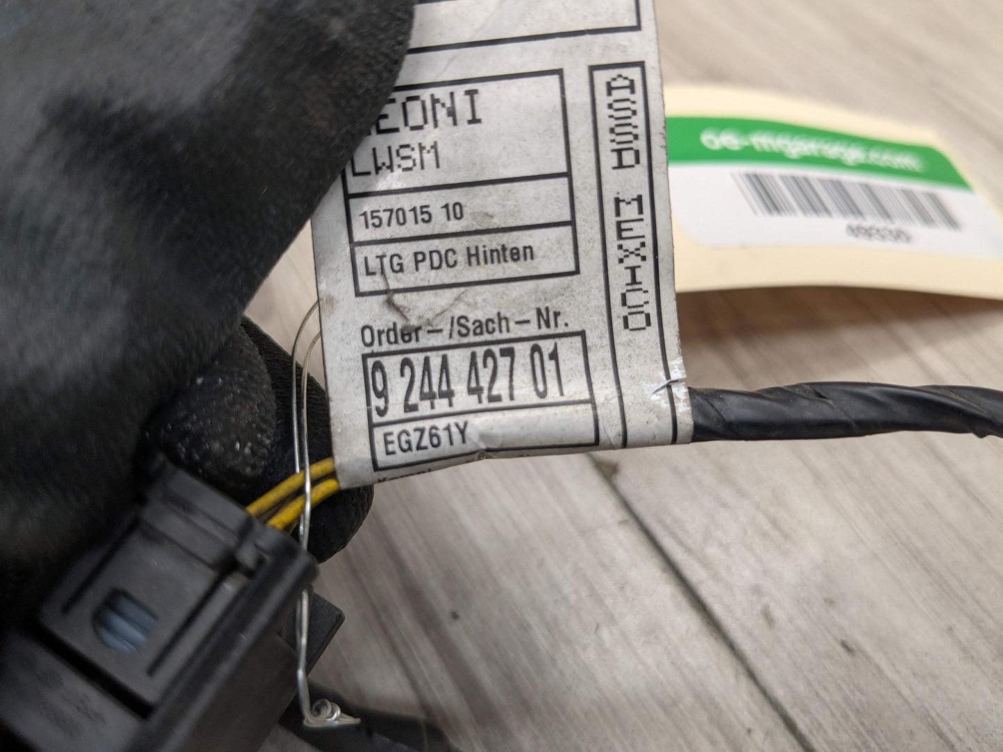 07-10 OEM BMW E70 X5M Rear Parking Distance Sonic Sensors PDC Wire Harness