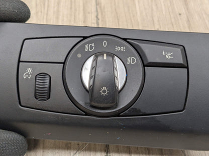 07-14 OEM BMW E70 E71 X5M X6M Headlight Switch Control Panel Light Module BLACK