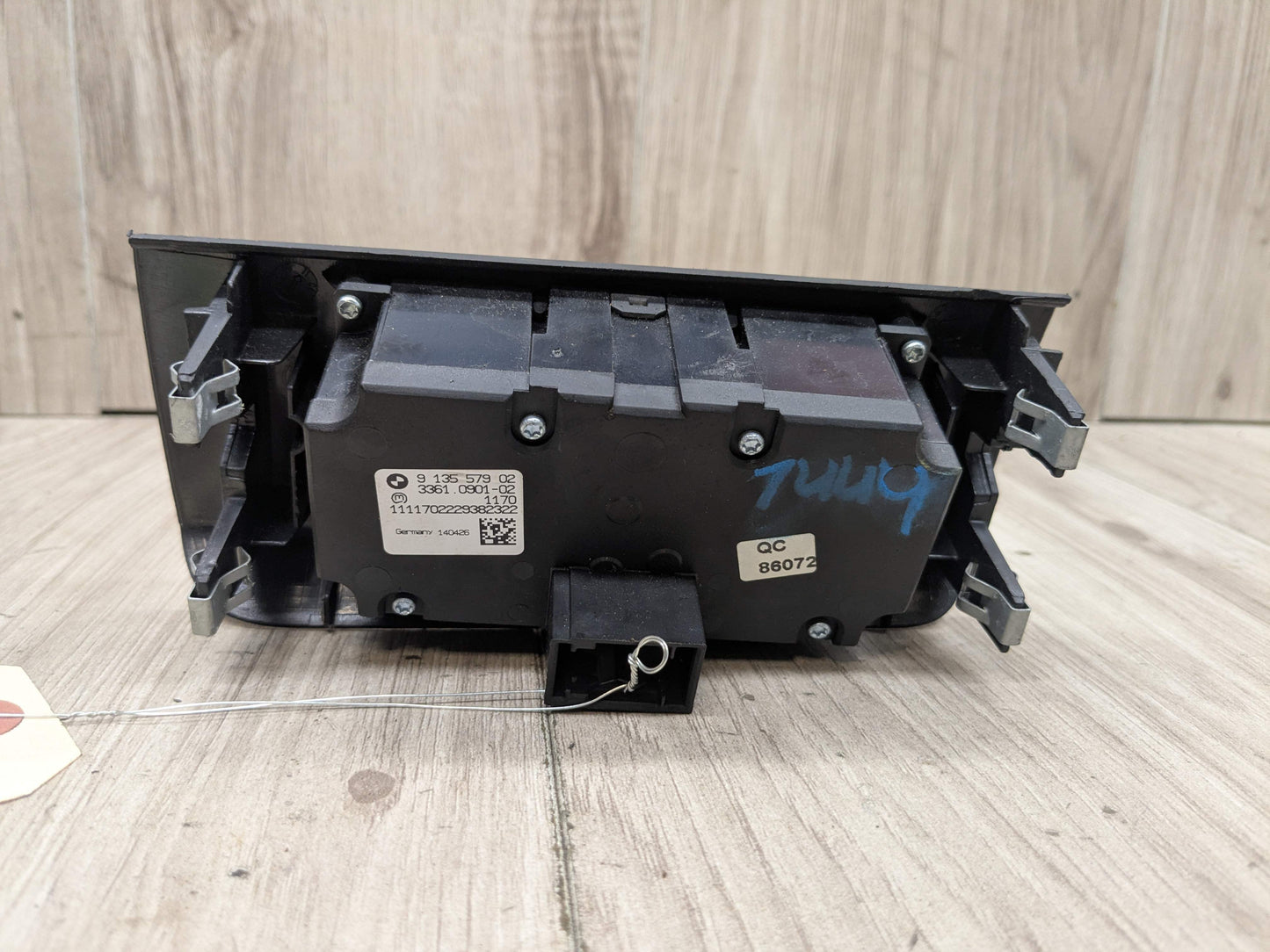 07-14 OEM BMW E70 E71 X5M X6M Headlight Switch Control Panel Light Module BLACK