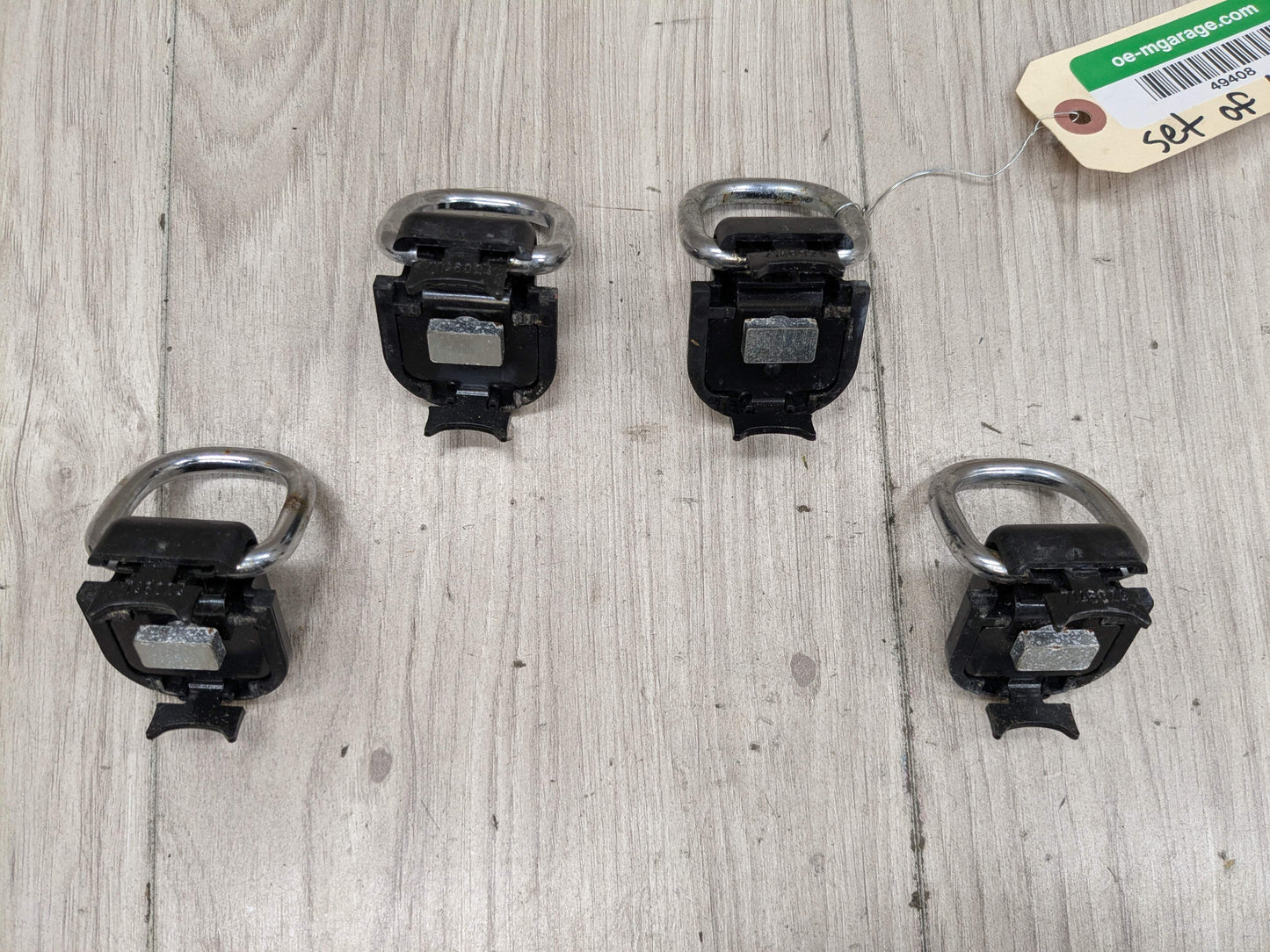 OEM BMW E70 E83 F15 F25 G01 X3 X5 Trunk Cargo Latch Tie Down Hook Clasp Ring (4)
