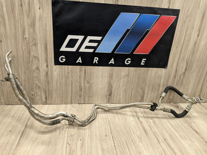 10-14 OEM BMW E70 E71 X5M X6M Engine S63 Transmission Oil Cooler Hose Pipe Lines
