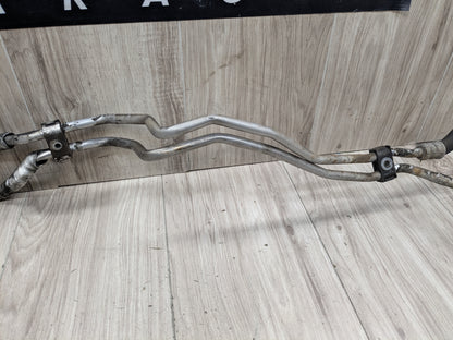 10-14 OEM BMW E70 E71 X5M X6M Engine S63 Transmission Oil Cooler Hose Pipe Lines