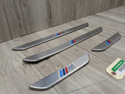 10-14 OEM BMW E70 E71 X5 M SPORT Front Rear Left Right Door Trim Sill Kick SET