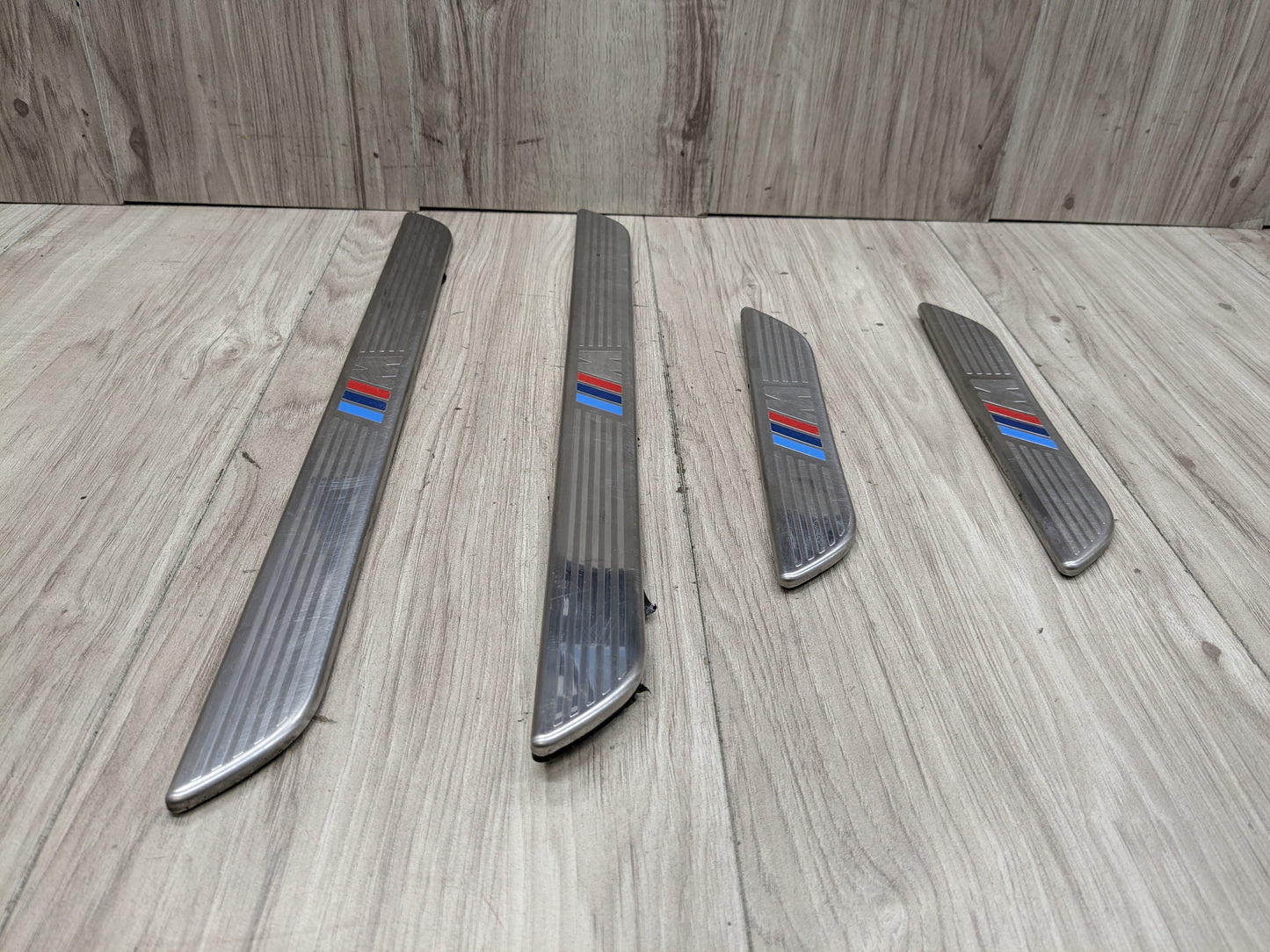 10-14 OEM BMW E70 E71 X5 M SPORT Front Rear Left Right Door Trim Sill Kick SET