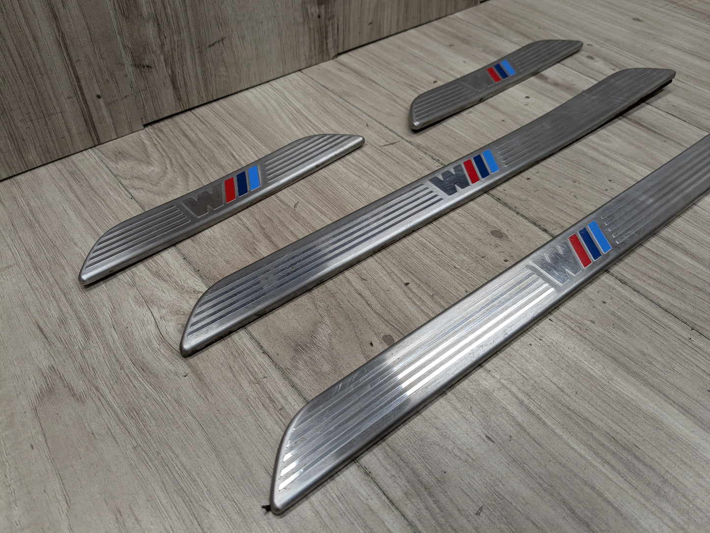 10-14 OEM BMW E70 E71 X5 M SPORT Front Rear Left Right Door Trim Sill Kick SET