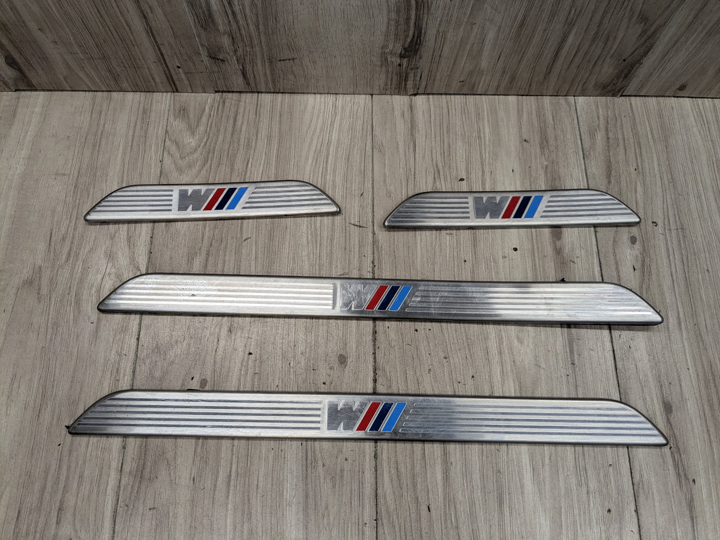 10-14 OEM BMW E70 E71 X5 M SPORT Front Rear Left Right Door Trim Sill Kick SET