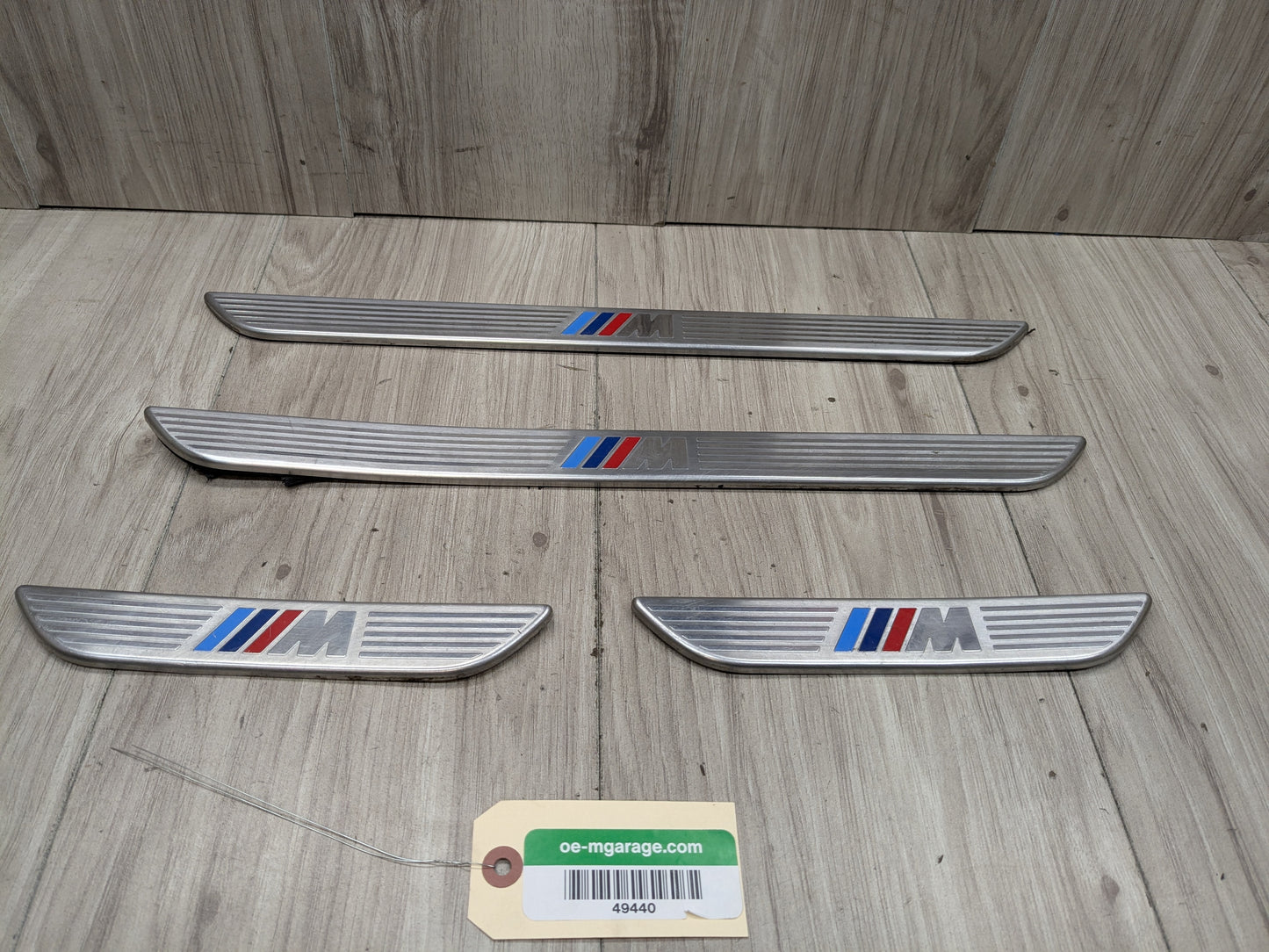 10-14 OEM BMW E70 E71 X5 M SPORT Front Rear Left Right Door Trim Sill Kick SET