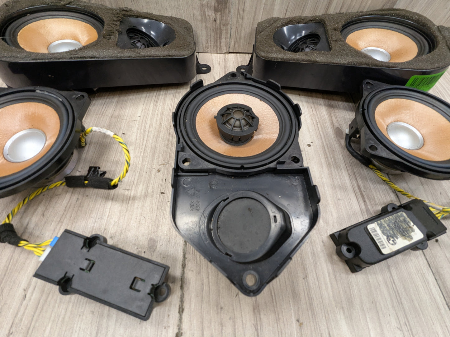 07-13 OEM BMW E70 X5 X5M Speaker Tweeter Audio Sound Mid Range INDIVIDUAL SET