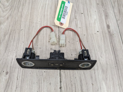 07-14 OEM BMW E70 E71 X5 X6 Rear Center Switch Cover Trim Insert Charger Ports