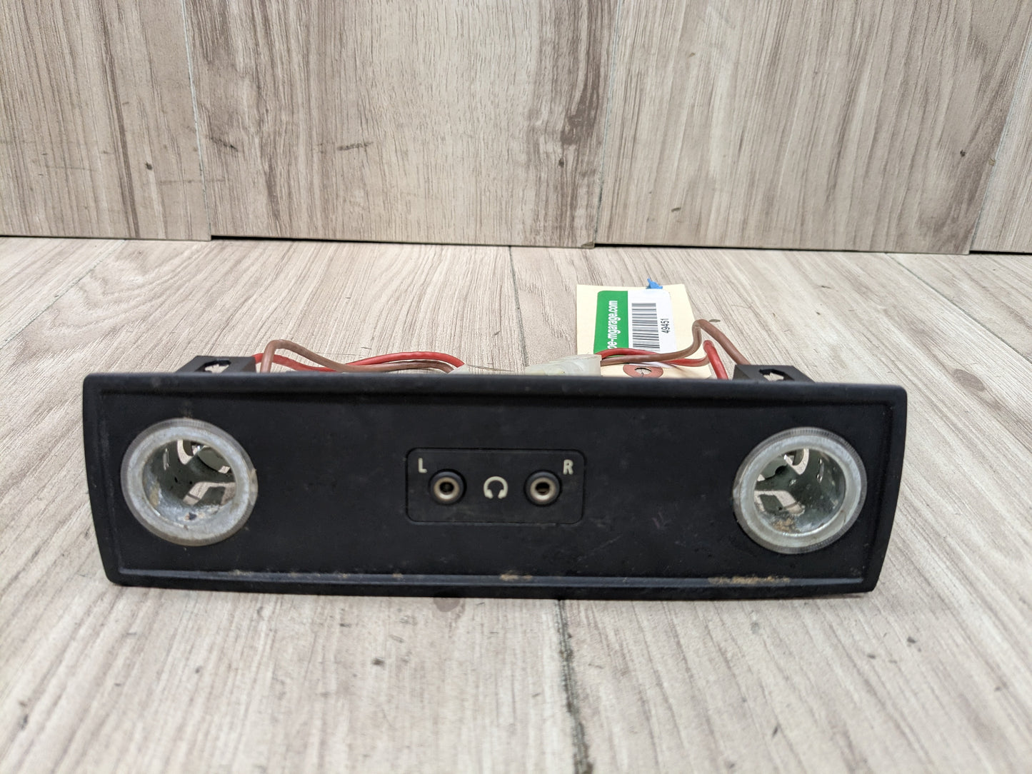 07-14 OEM BMW E70 E71 X5 X6 Rear Center Switch Cover Trim Insert Charger Ports