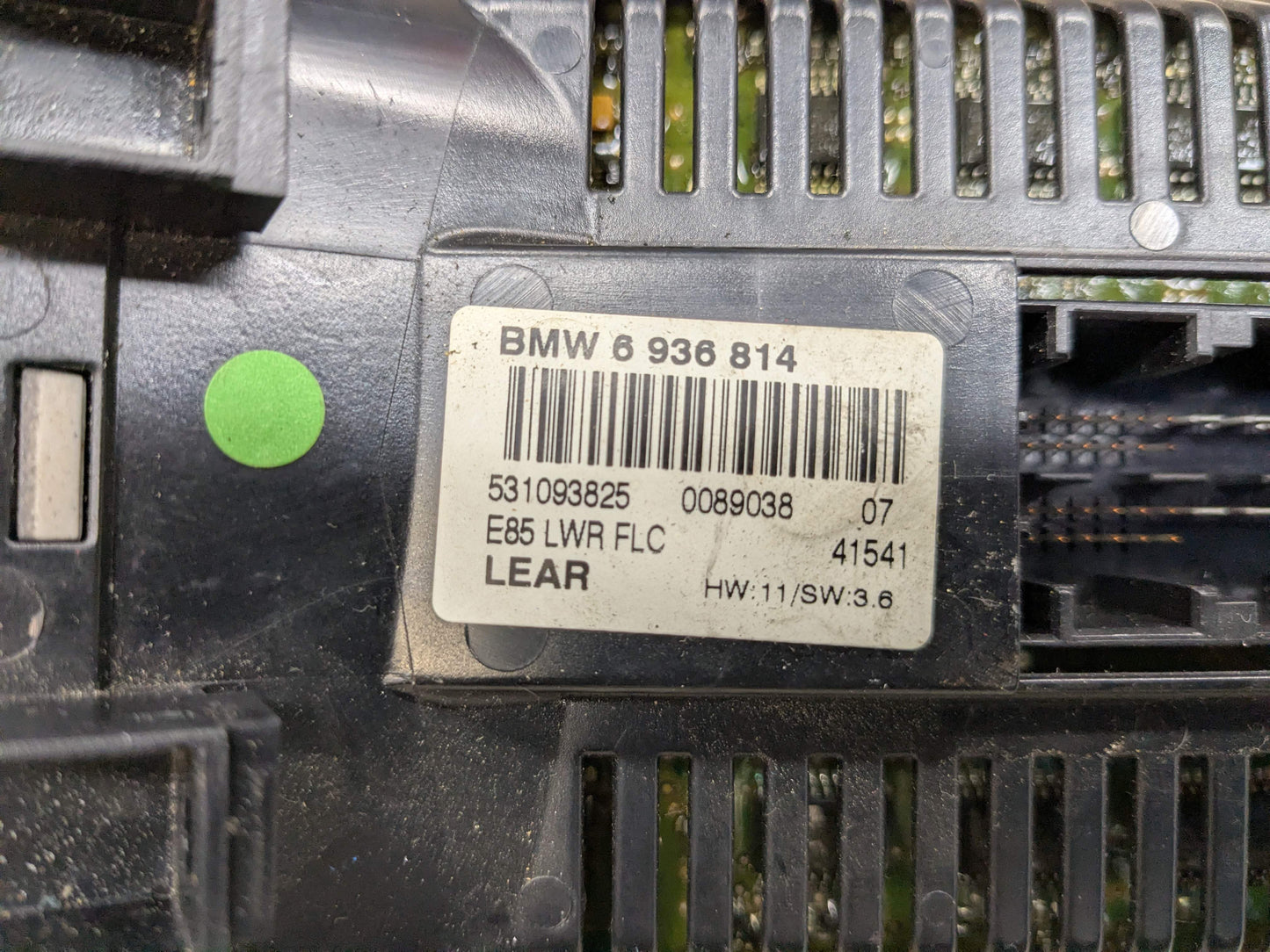 03-08 OEM BMW E85 Z4 Headlight Switch Control Panel Light Module Black