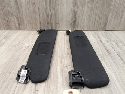 03-08 OEM BMW E85 E86 Z4 Left Right Driver Passenger Sunvisors PAIR Black