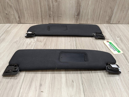 03-08 OEM BMW E85 E86 Z4 Left Right Driver Passenger Sunvisors PAIR Black