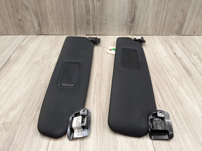 03-08 OEM BMW E85 E86 Z4 Left Right Driver Passenger Sunvisors PAIR Black