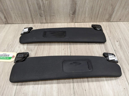 03-08 OEM BMW E85 E86 Z4 Left Right Driver Passenger Sunvisors PAIR Black