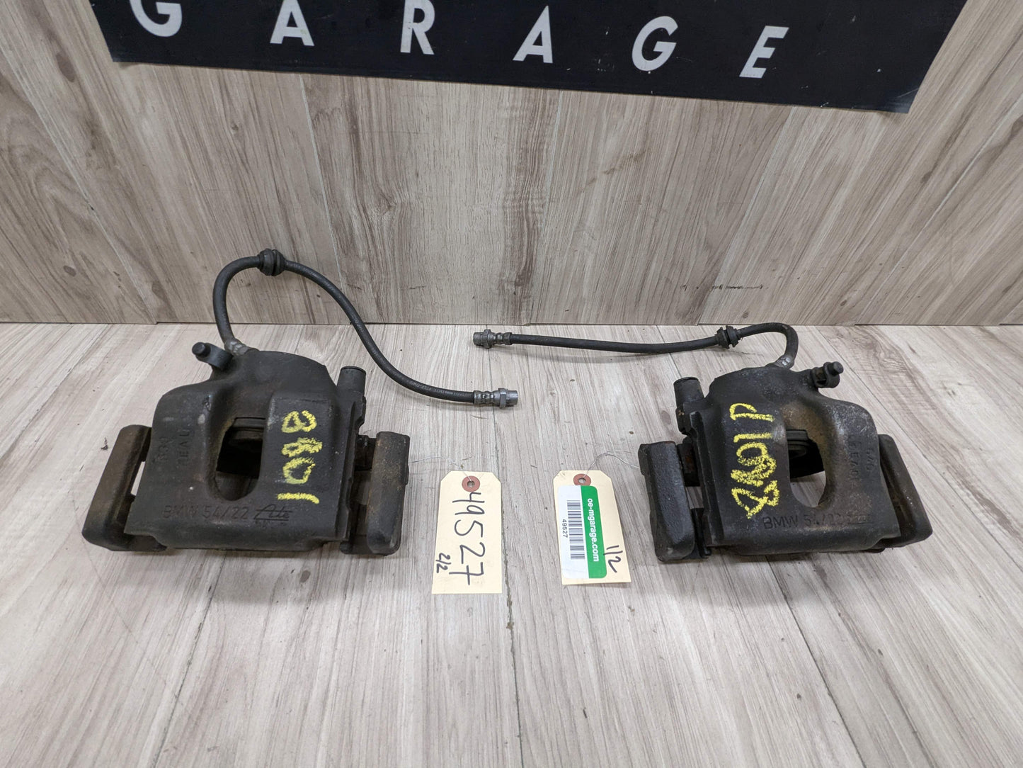 03-08 OEM BMW E85 2.5i Z4 Front Left Right Brake Calipers PAIR