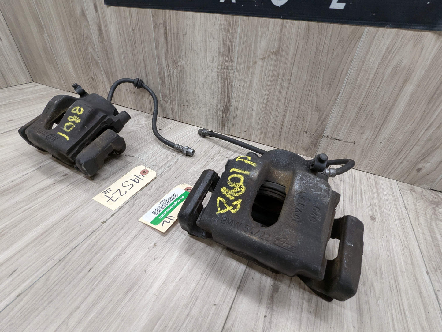 03-08 OEM BMW E85 2.5i Z4 Front Left Right Brake Calipers PAIR