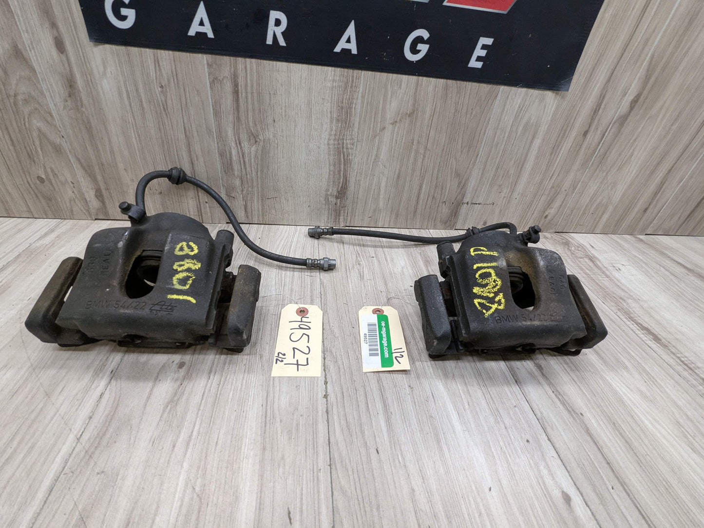 03-08 OEM BMW E85 2.5i Z4 Front Left Right Brake Calipers PAIR
