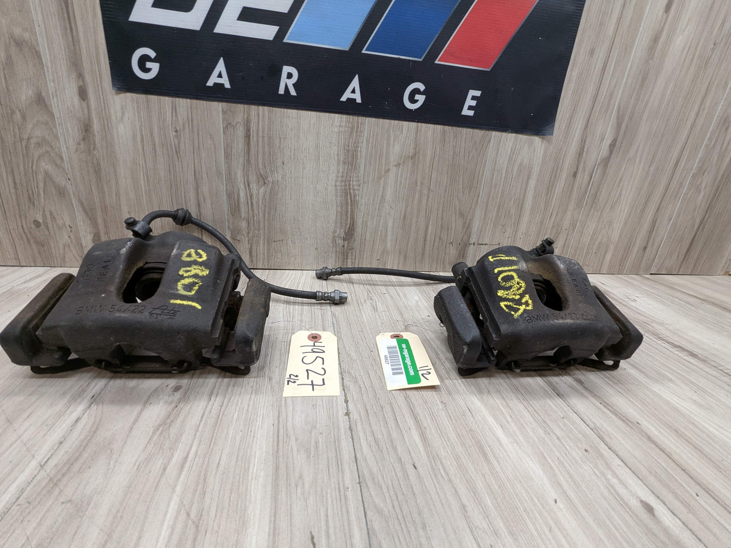 03-08 OEM BMW E85 2.5i Z4 Front Left Right Brake Calipers PAIR