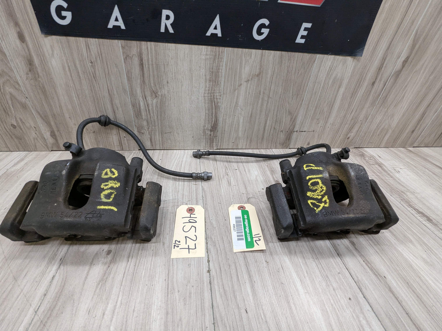 03-08 OEM BMW E85 2.5i Z4 Front Left Right Brake Calipers PAIR