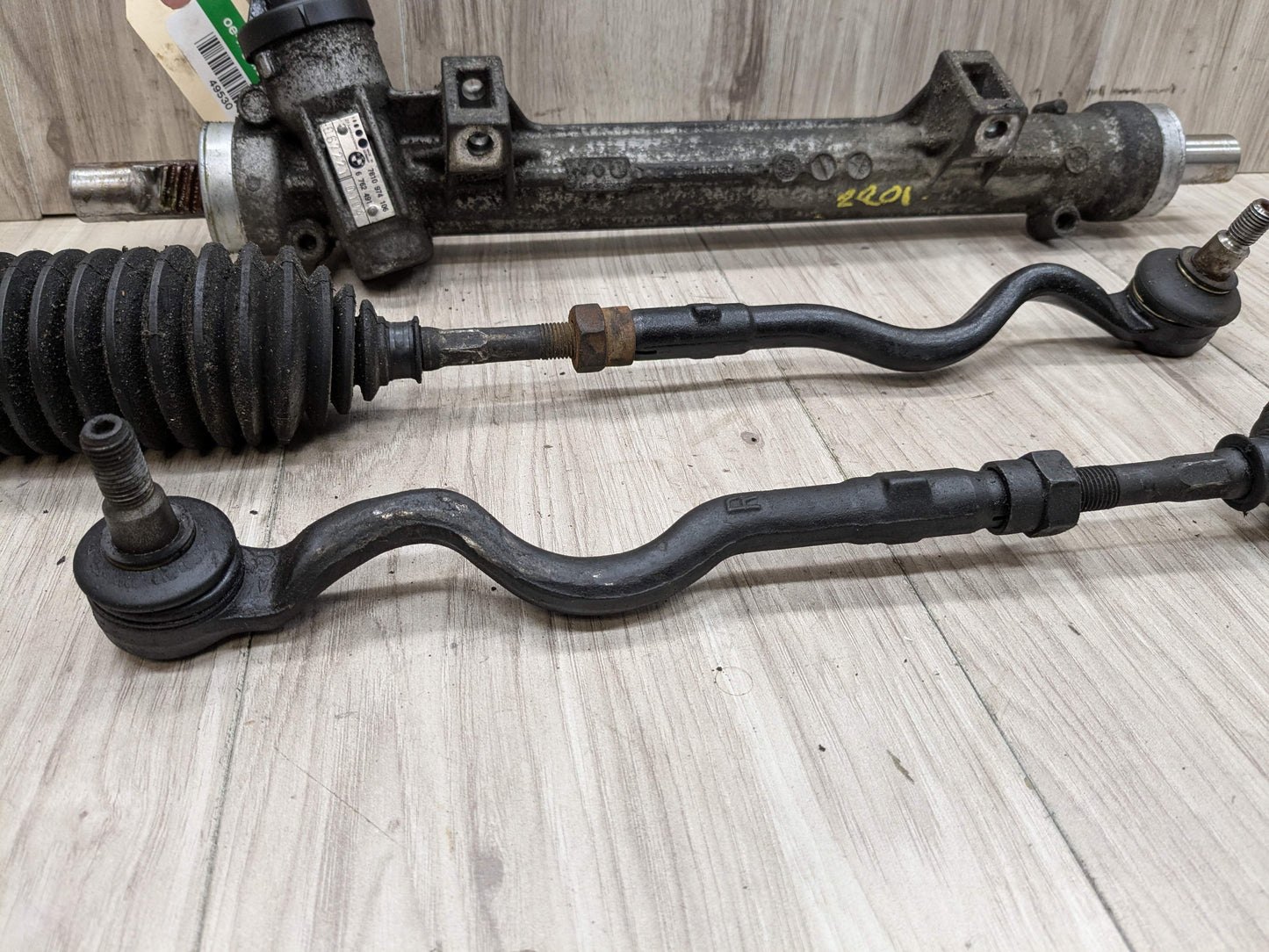 03-08 OEM BMW E85 E86 Z4 Power Steering Gear Rack & Pinion ZF w/ Tie Rods SET