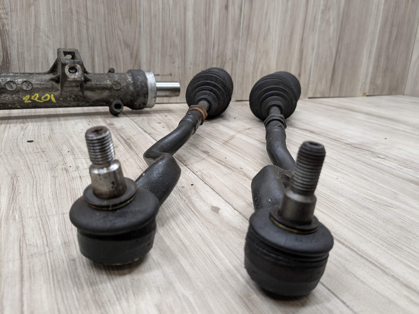 03-08 OEM BMW E85 E86 Z4 Power Steering Gear Rack & Pinion ZF w/ Tie Rods SET