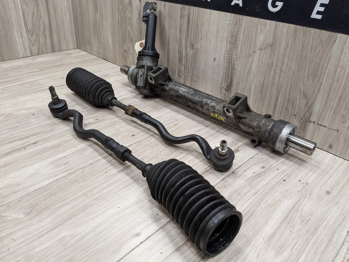 03-08 OEM BMW E85 E86 Z4 Power Steering Gear Rack & Pinion ZF w/ Tie Rods SET