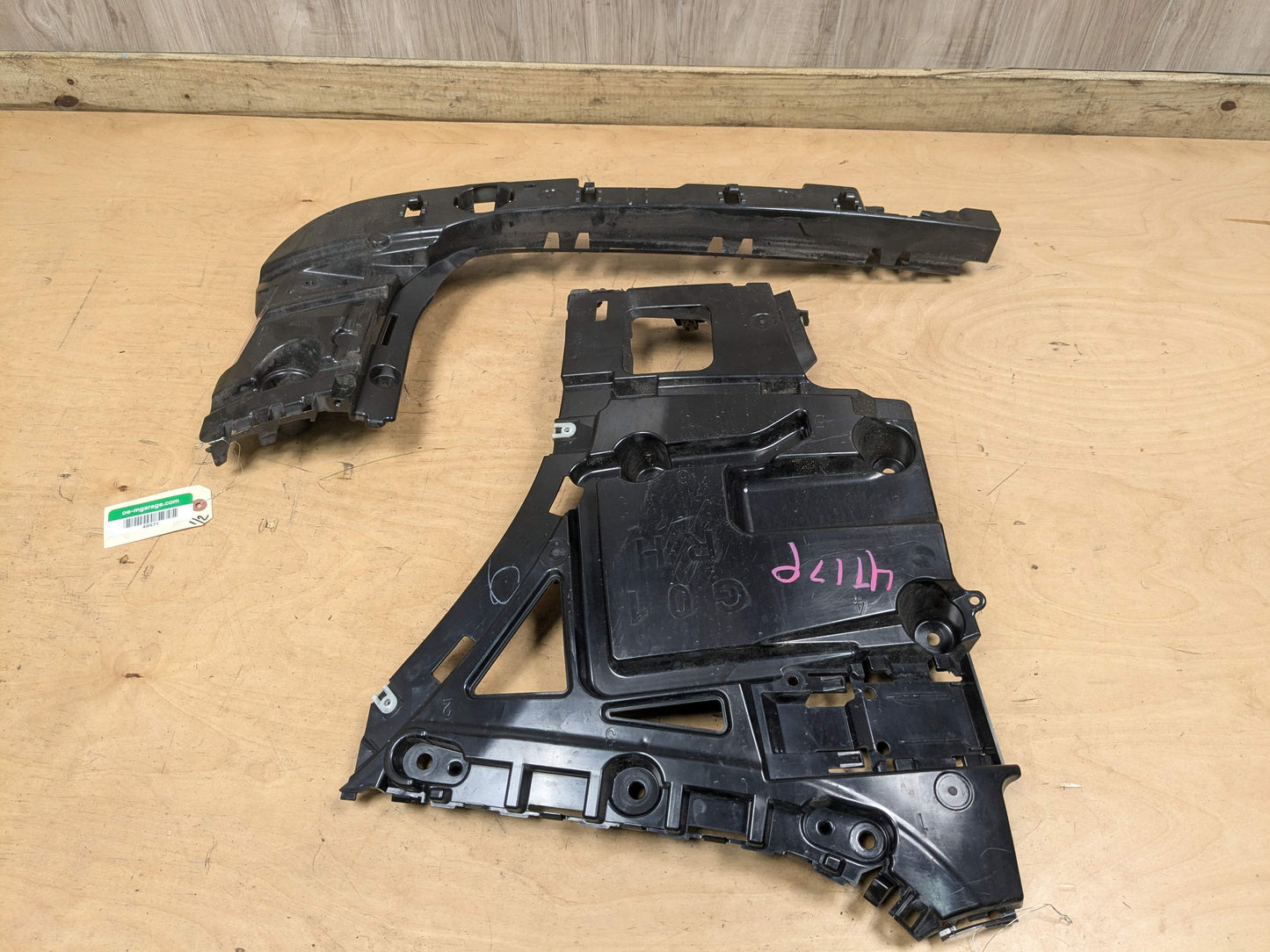 18-21 BMW G01 F97 X3 Rear Bumper Right Passenger Side Brackets Mounts Supports