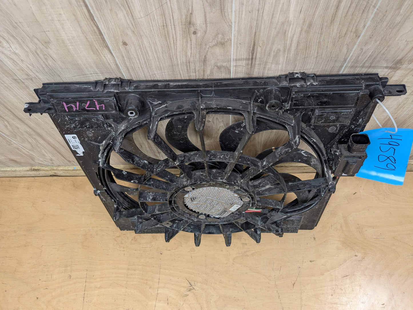 18-24 OEM BMW G01 G02 X3 X4 30i 30iX B46 Radiator Cooling Fan Shroud Motor 600W