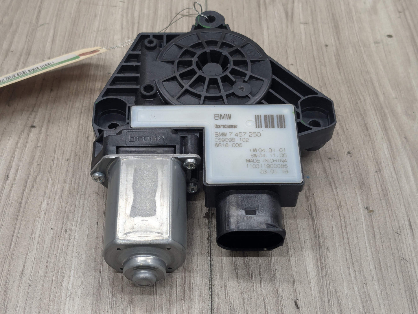 18-24 OEM BMW G01 G02 X3 X4 FRONT Left Driver Door Window Regulator Motor