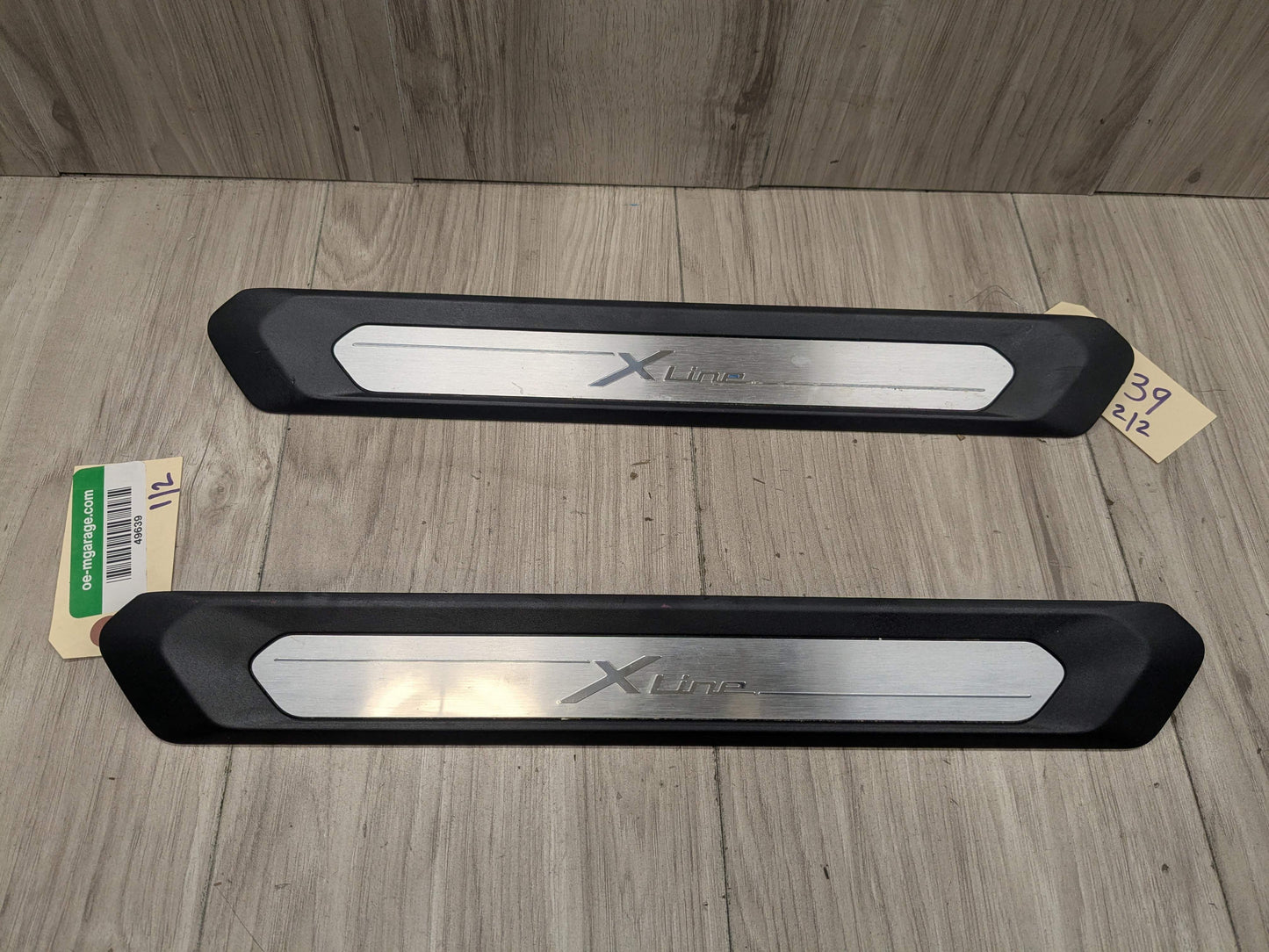 18-24 OEM BMW G01 G02 X3 X4 X Line Front Left Right Door Cover Trim Sills PAIR