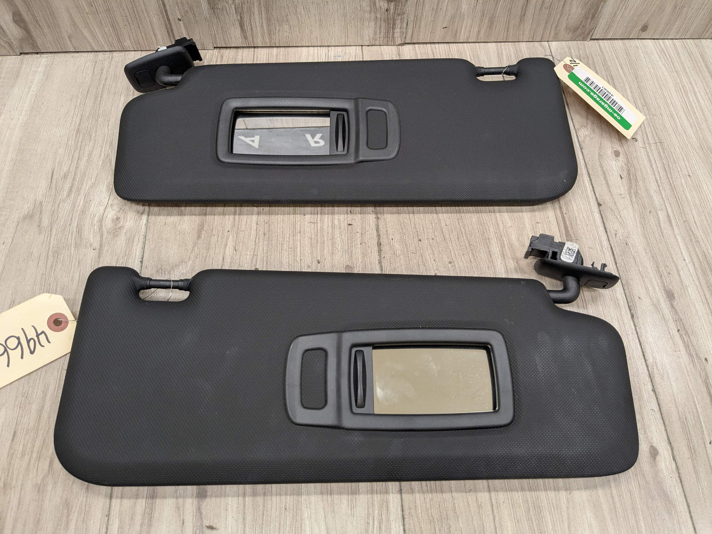 18-24 OEM BMW G01 G02 F97 F98 X3 X4 X3M X4M Left Right Sun Visor SET Black