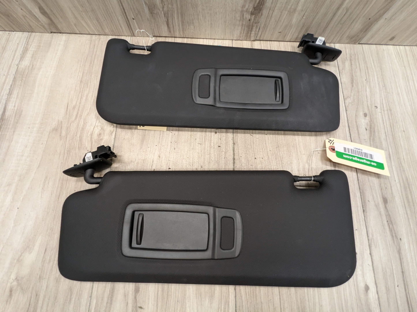 18-24 OEM BMW G01 G02 F97 F98 X3 X4 X3M X4M Left Right Sun Visor SET Black