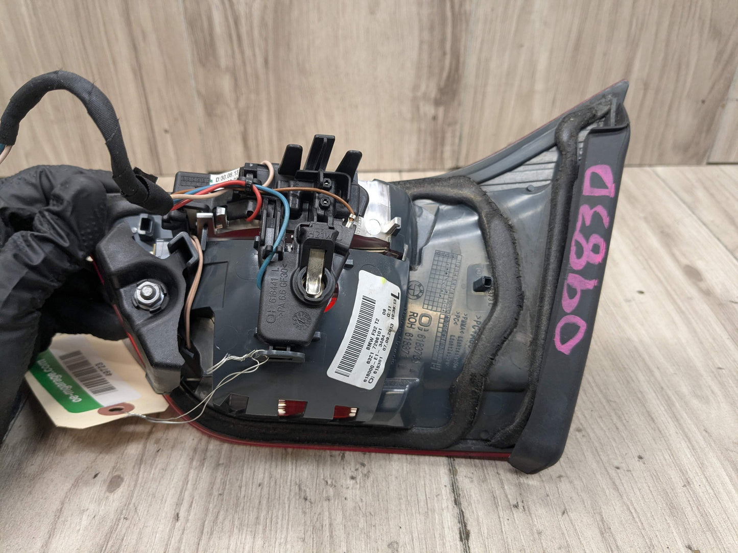 14-17 OEM BMW F32 F33 F36 F83 M4 PRE-LCI Rear Left Driver Inner Trunk Tail Light